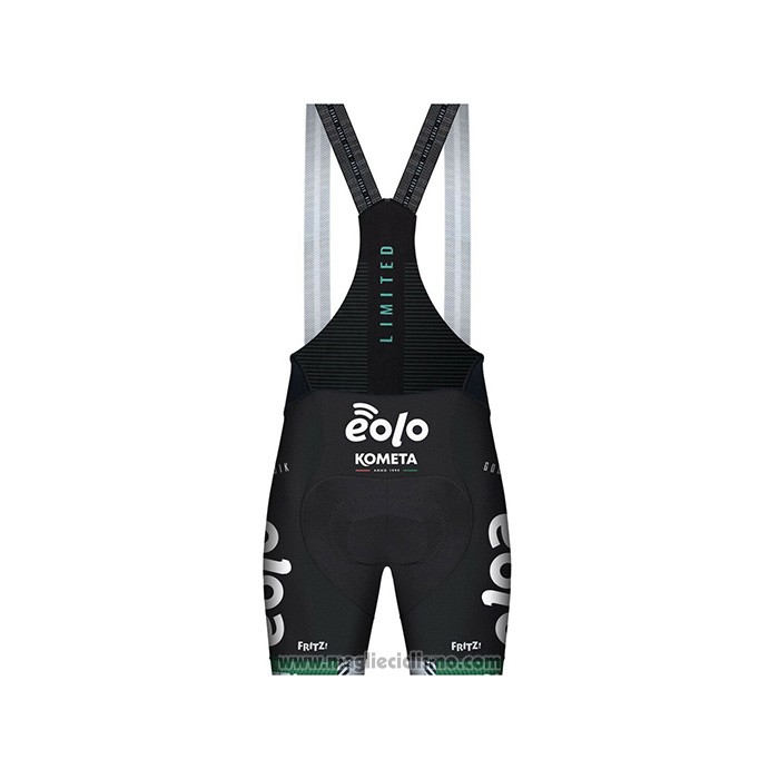 2021 Abbigliamento Ciclismo Eolo Kometa Blu Manica Corta e Salopette